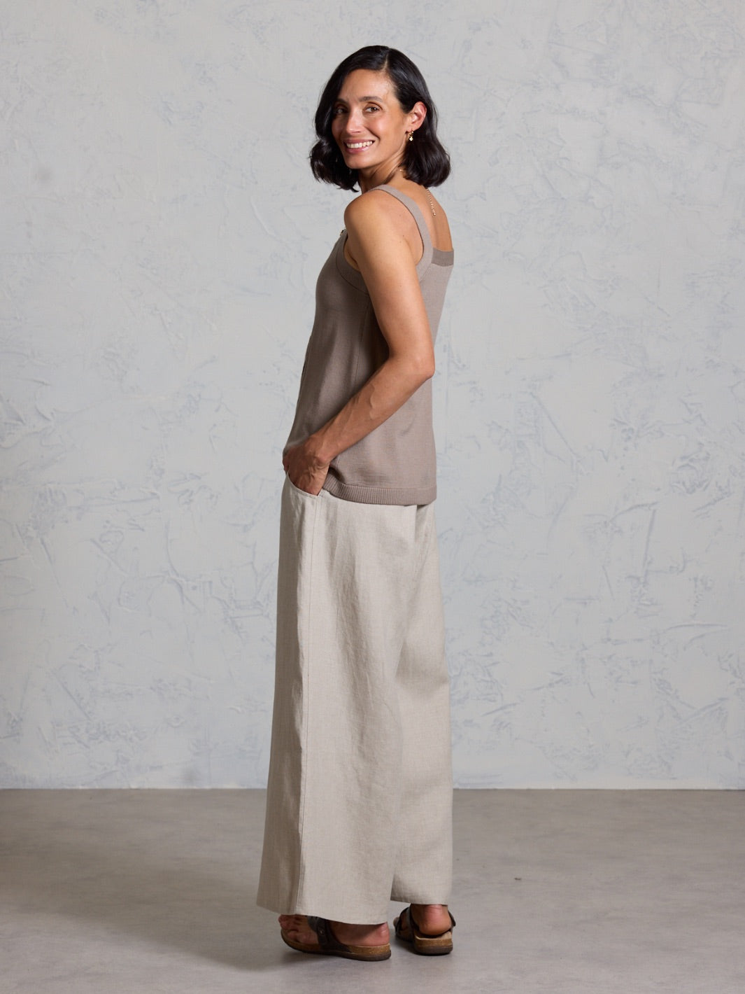 Adrift Merino Wool Knit Top Elm