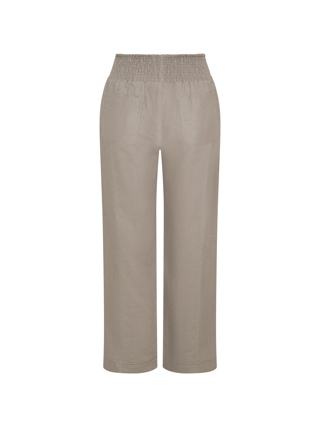 Image features Morrissey Linen Pants in Taupe