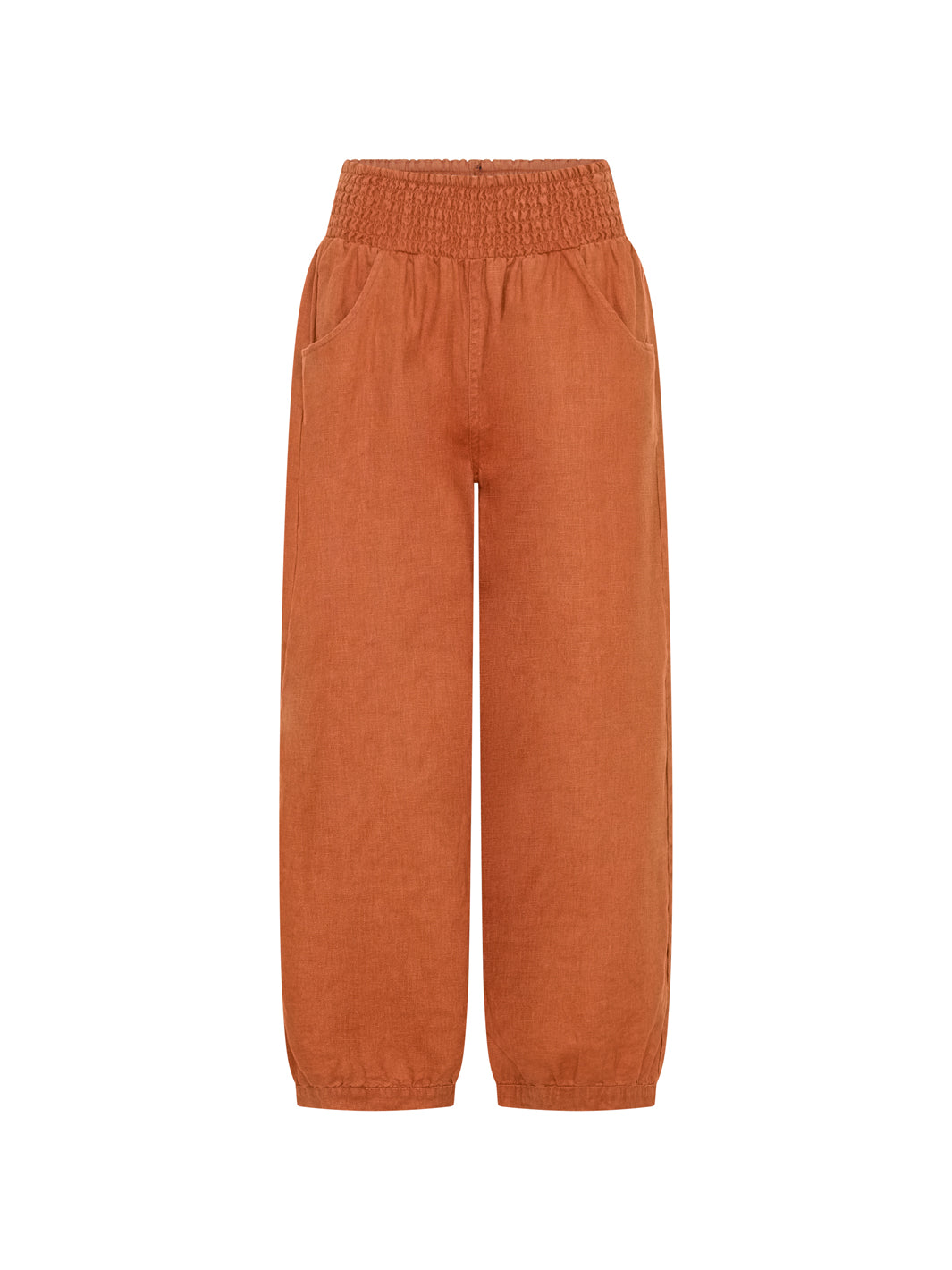 Sadhu French Linen Pants Rust