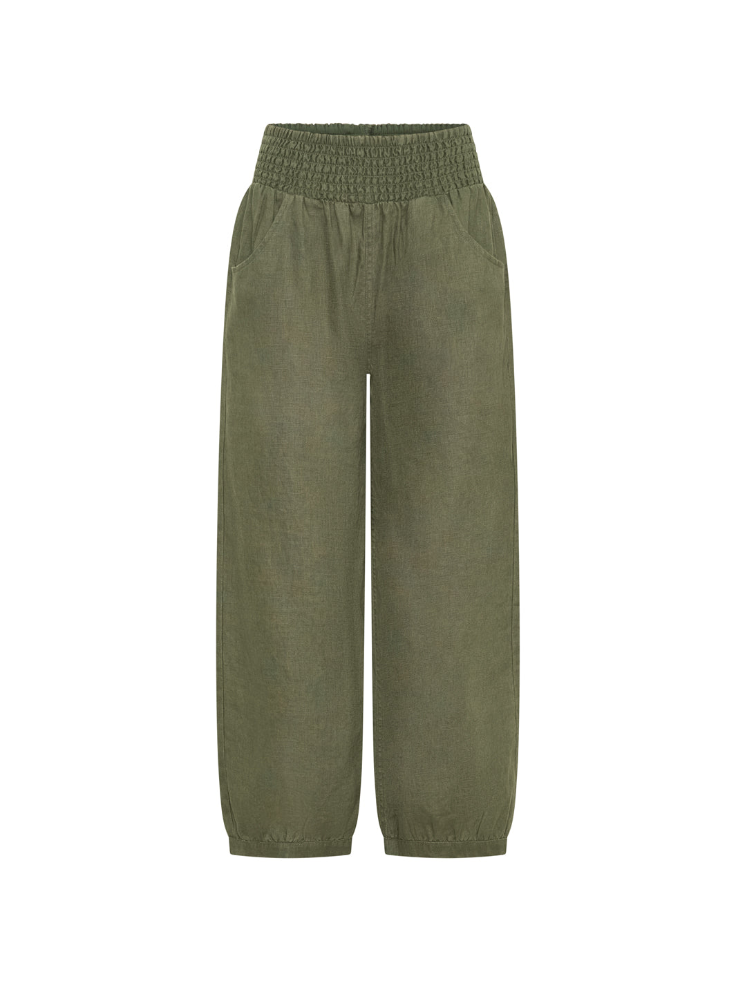 Sadhu French Linen Pants Olive