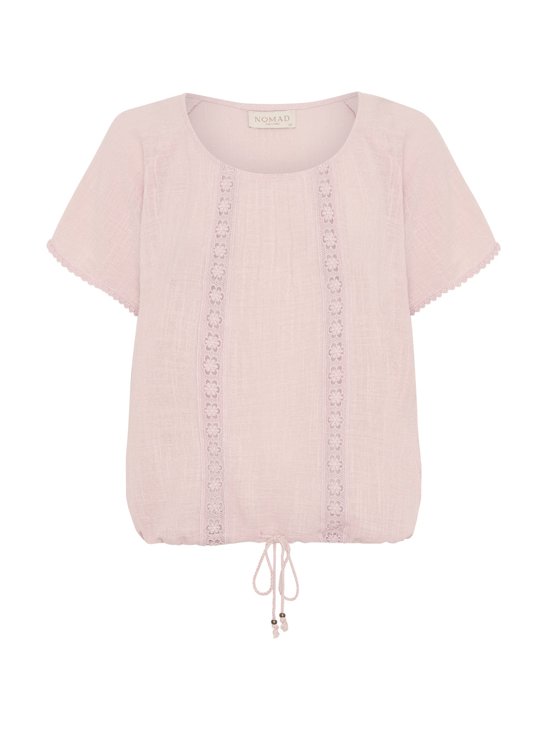 Daisy Organic Cotton Blouse Dusty Pink