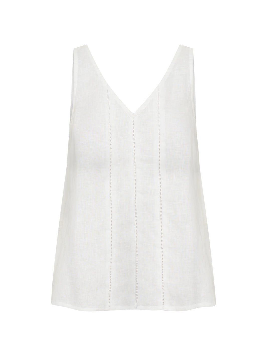 Giana French Linen Top White