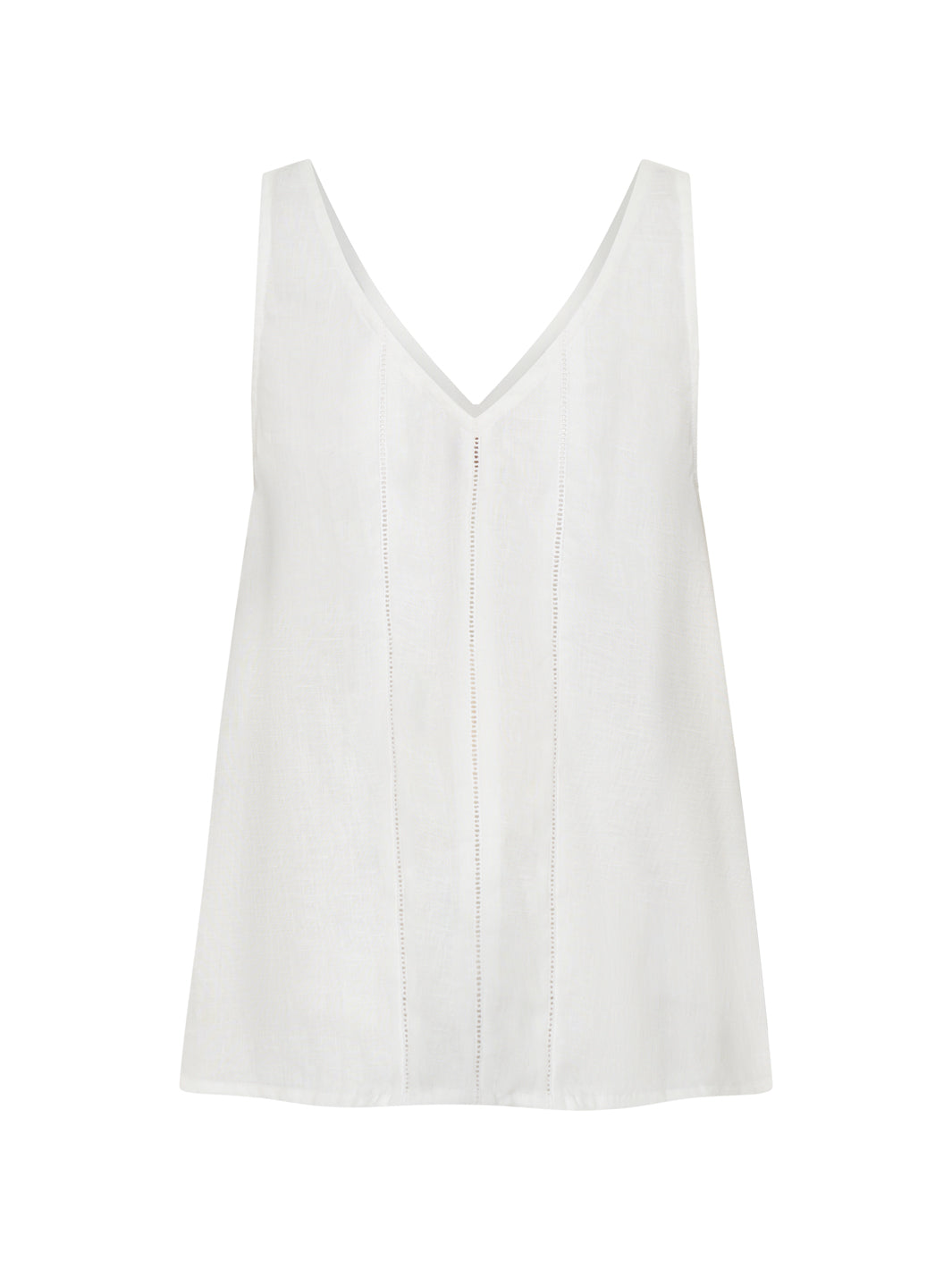Giana French Linen Top White