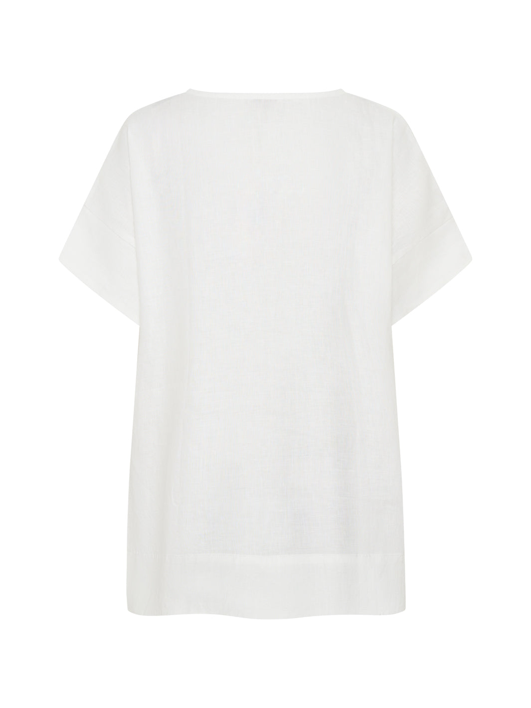 Costa French Linen and Cotton Top White