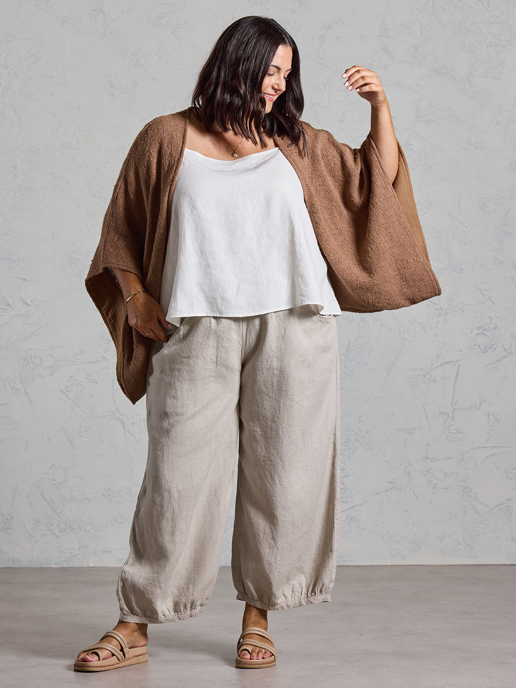 Bloom Cotton Shrug Desert Sand