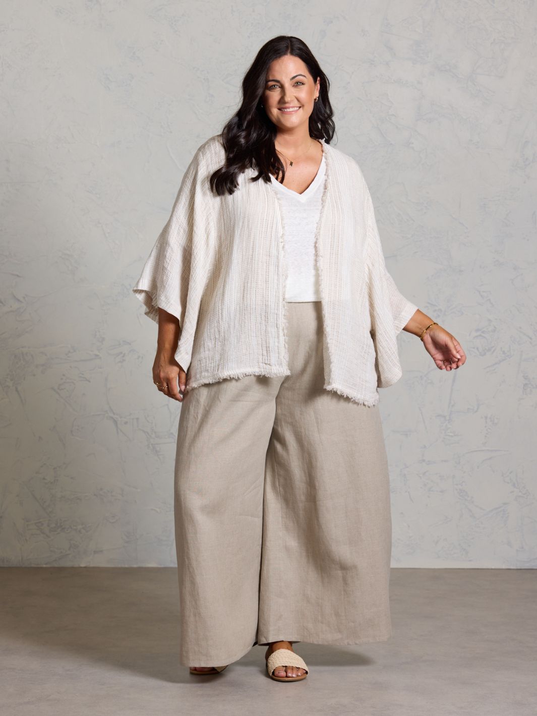 Coastal French Linen Shrug Sand Dune