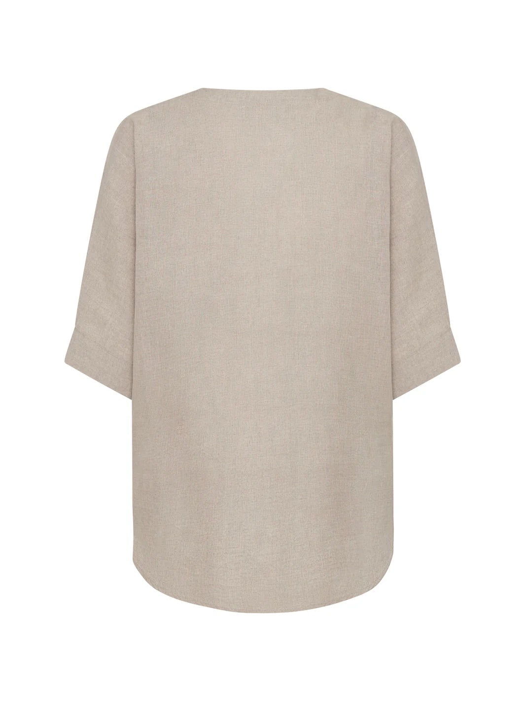 Dune French Linen Shirt Almond