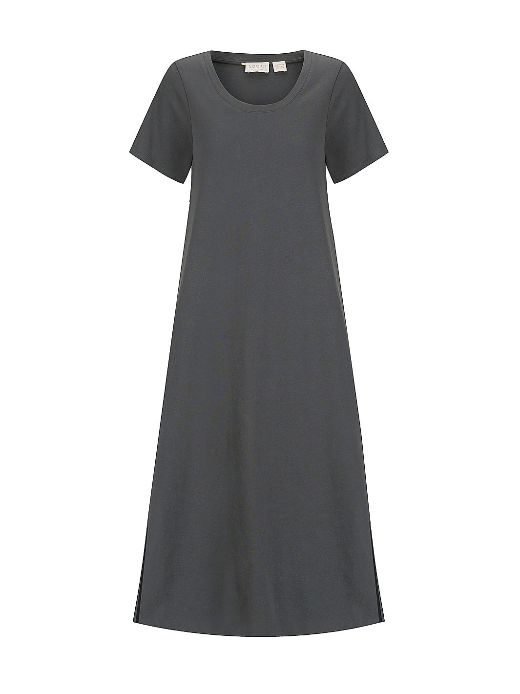 Gray dress on a white background