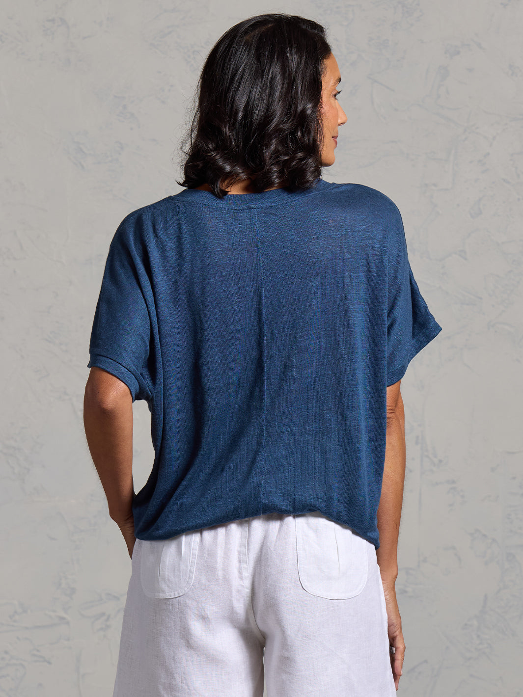 Iris Jersey T-Shirt Navy