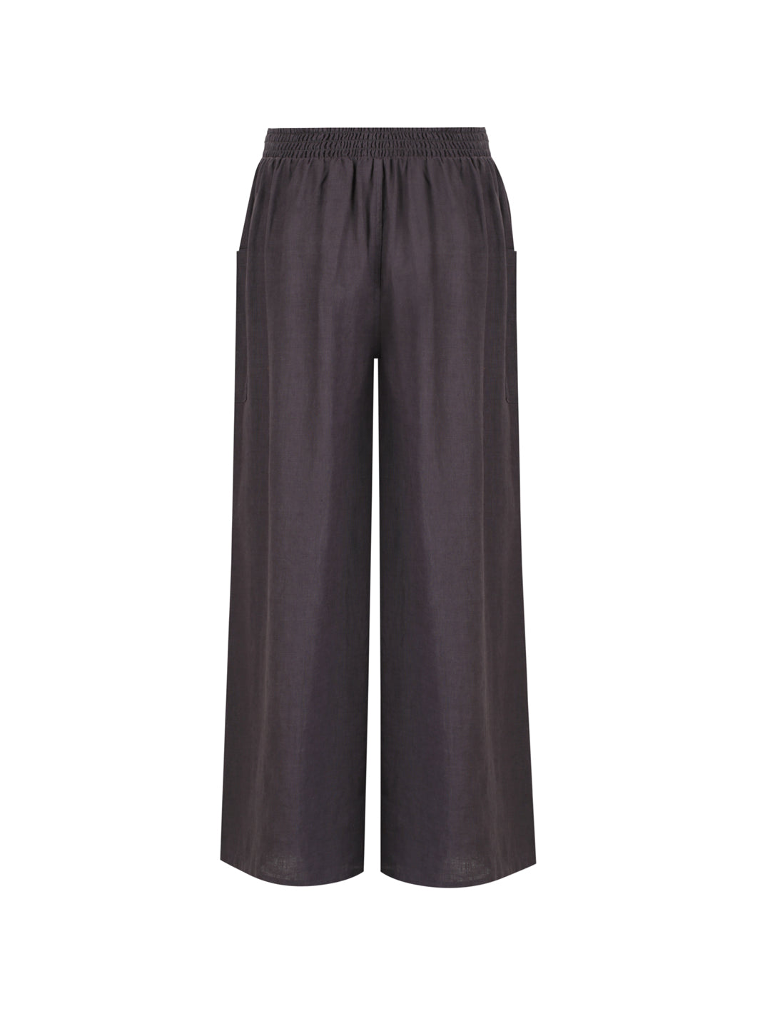 Milos Linen Pants Charcoal