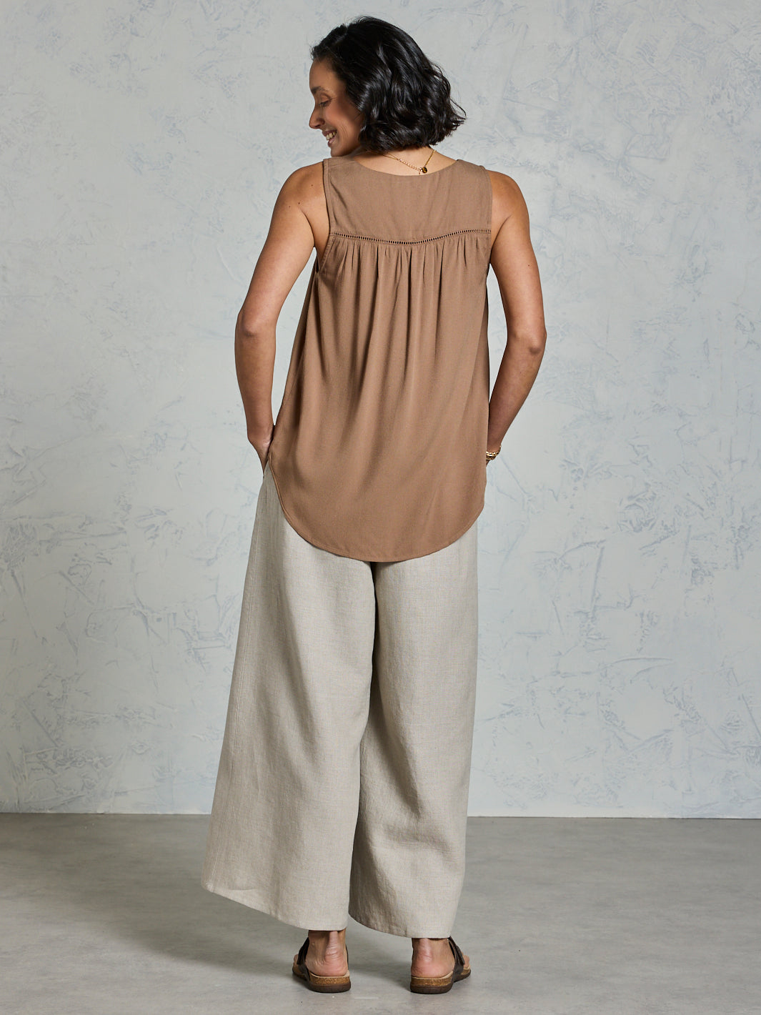 Sasa Bamboo Top Cinnamon