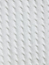 Close-up of textured light gray fabric with diagonal stitching pattern
