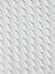 Close-up of textured light gray fabric with diagonal stitching pattern