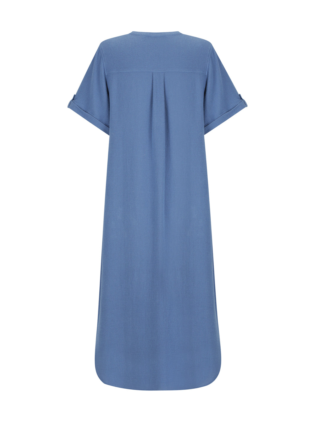 Athena Cotton Dress Aegean Blue