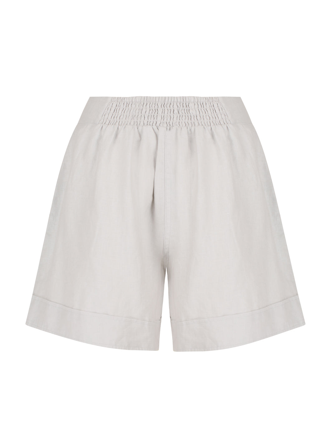 Paros Linen Shorts Oyster