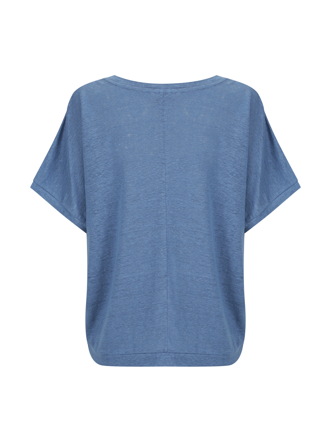 Blue t-shirt on a white background
