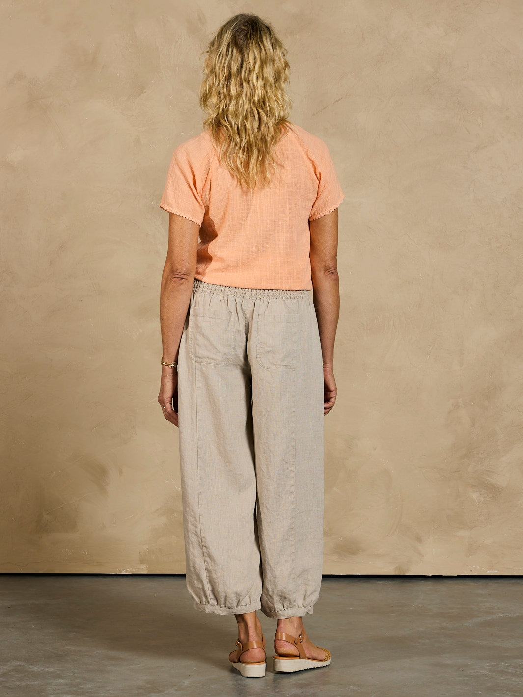 Daisy Organic Cotton Blouse Papaya