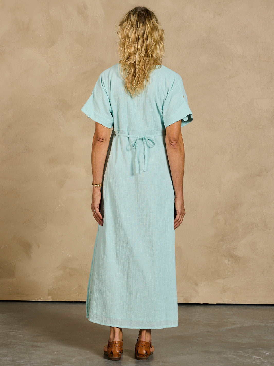 Catalina Cotton Dress Seaglass