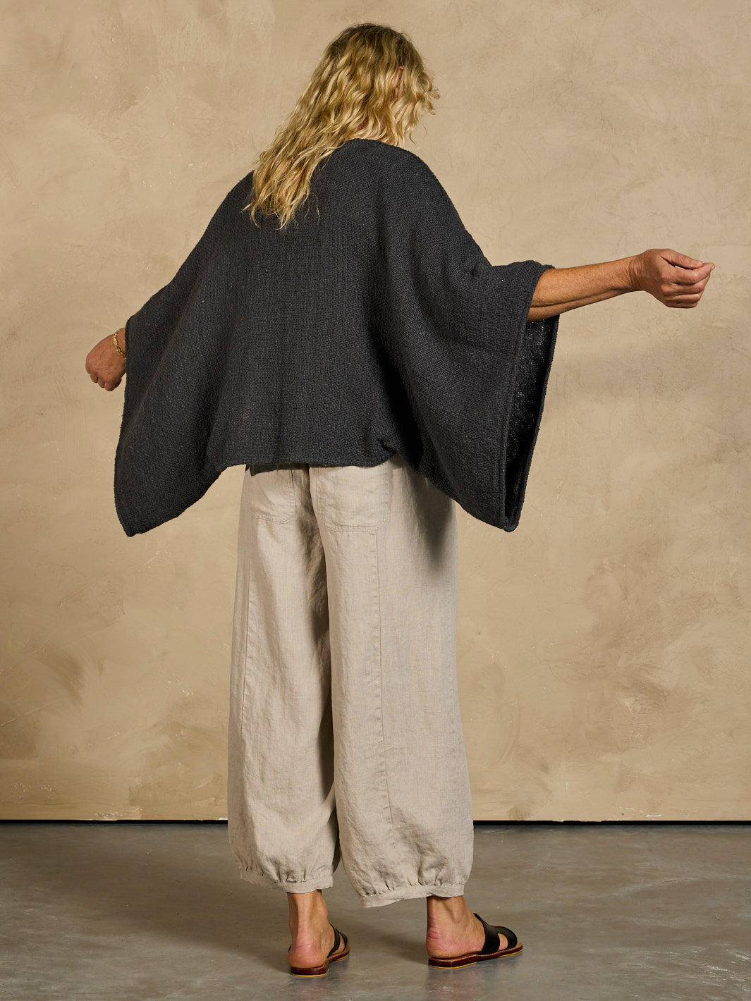 Bloom Cotton Shrug Charcoal