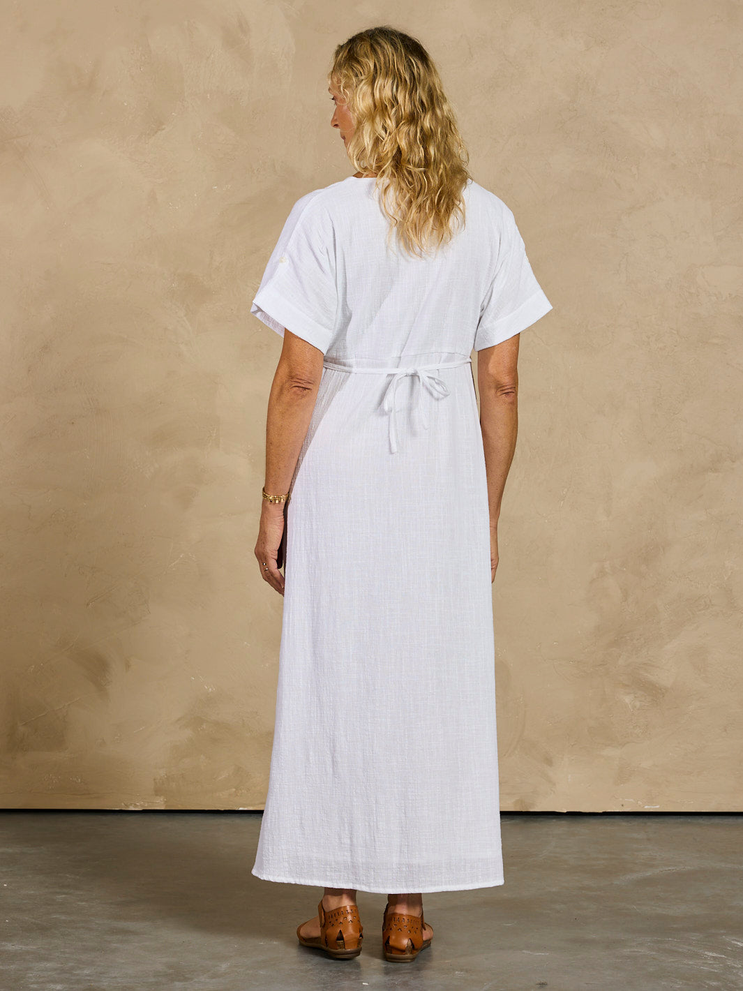 Catalina Cotton Dress White