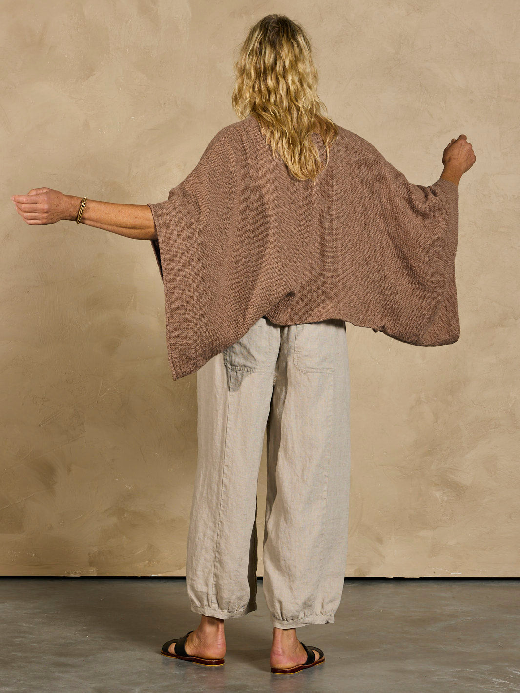 Bloom Cotton Shrug Desert Sand