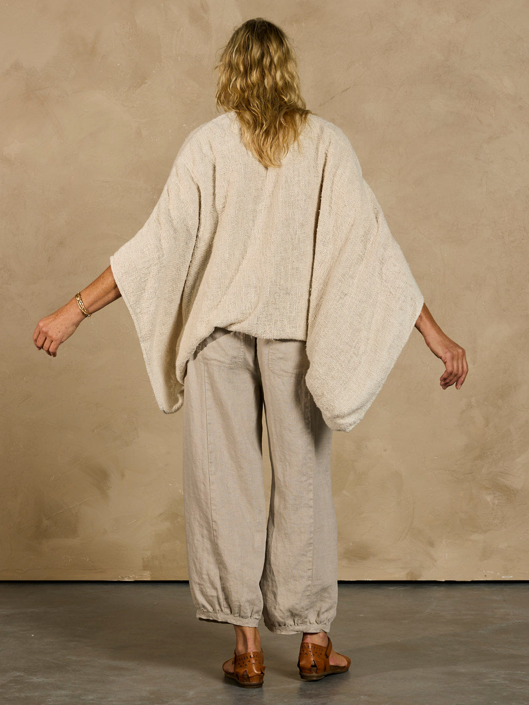 Bloom Cotton Shrug Ecru