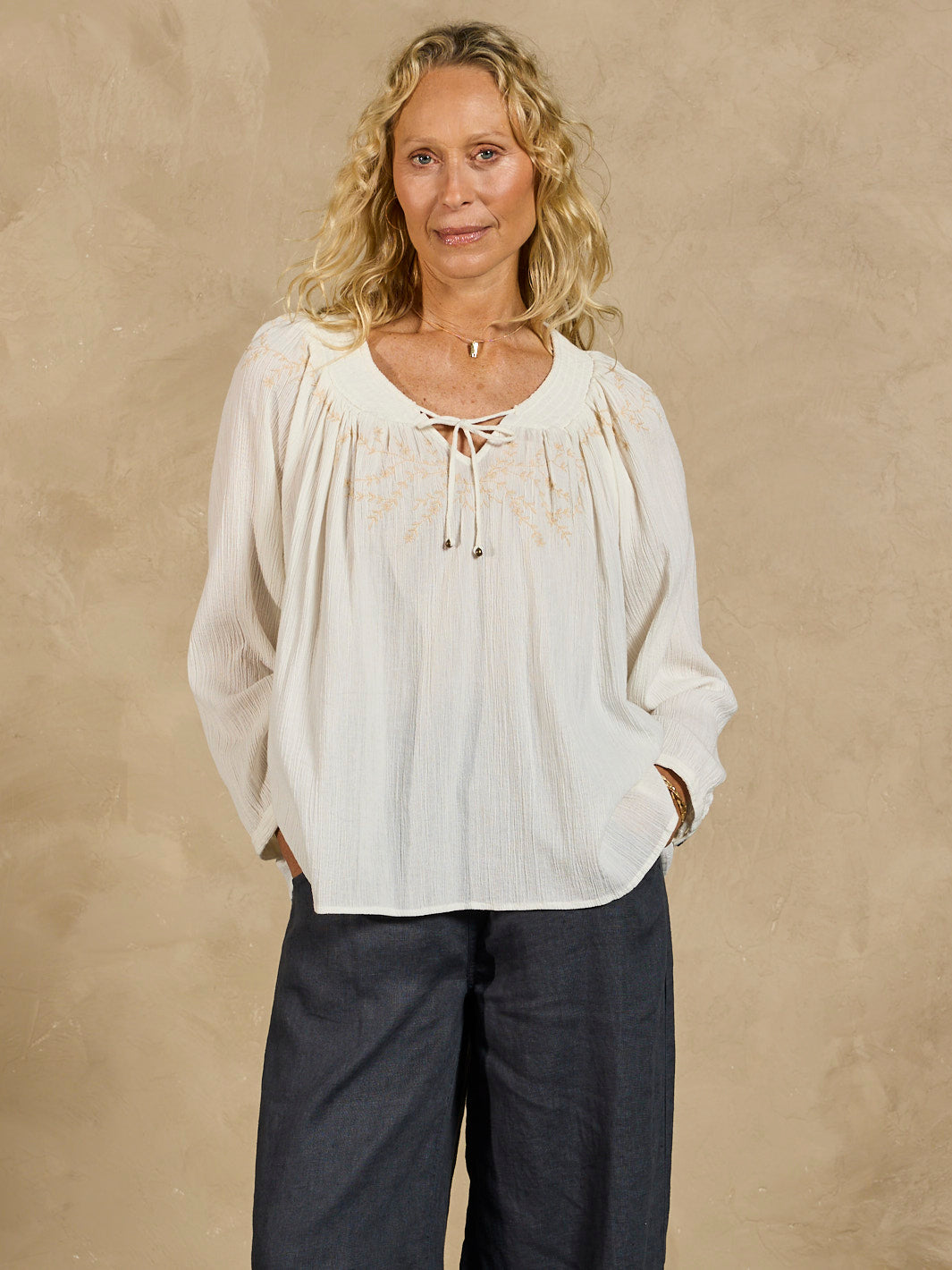 Madison Cotton Top Coconut
