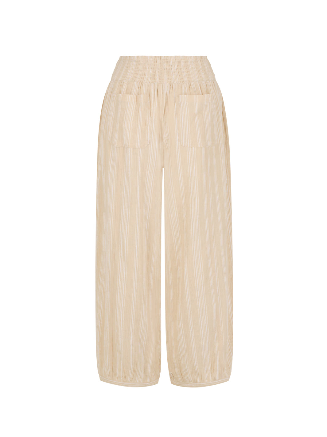 Sadhu Cotton Pants Sand Stripe