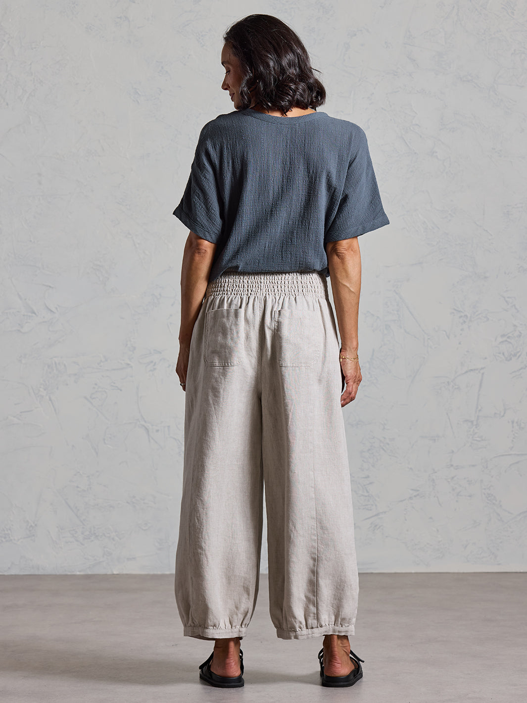 Sadhu French Linen Pants Flax