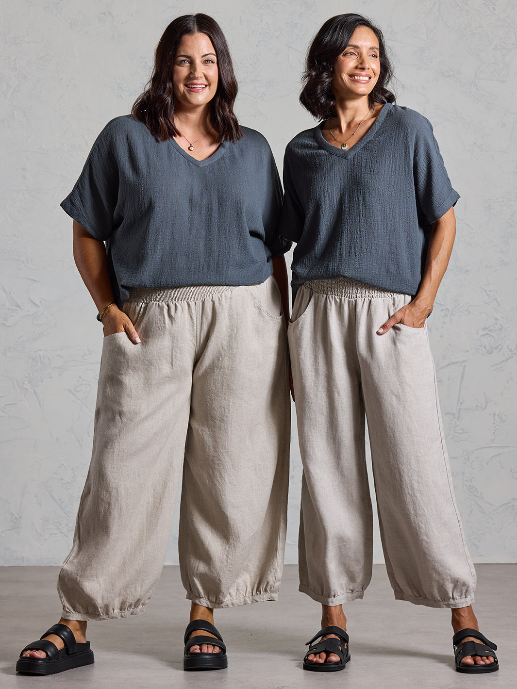 Sadhu French Linen Pants Flax