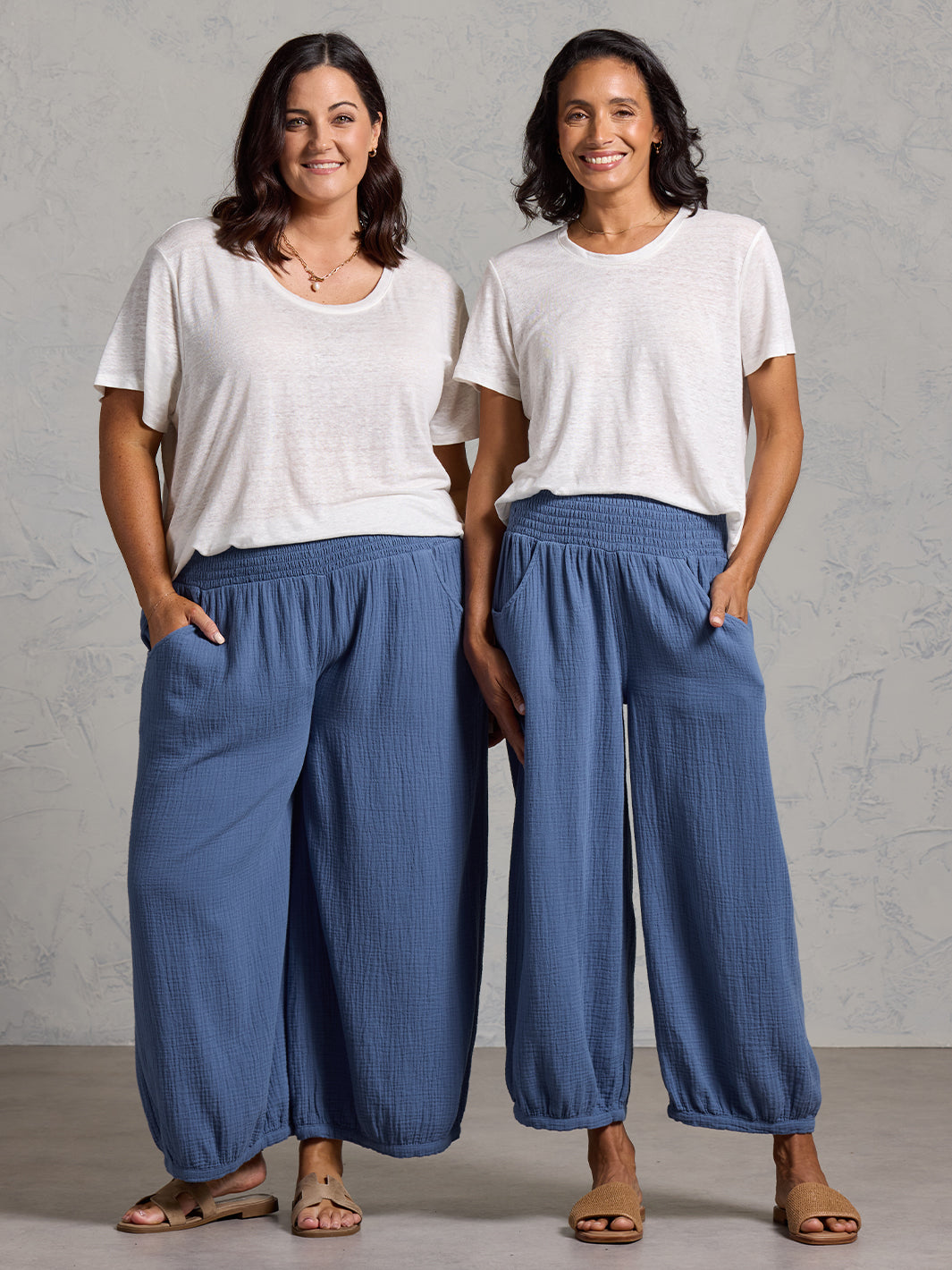 Sadhu Cotton Pants Aegean Blue