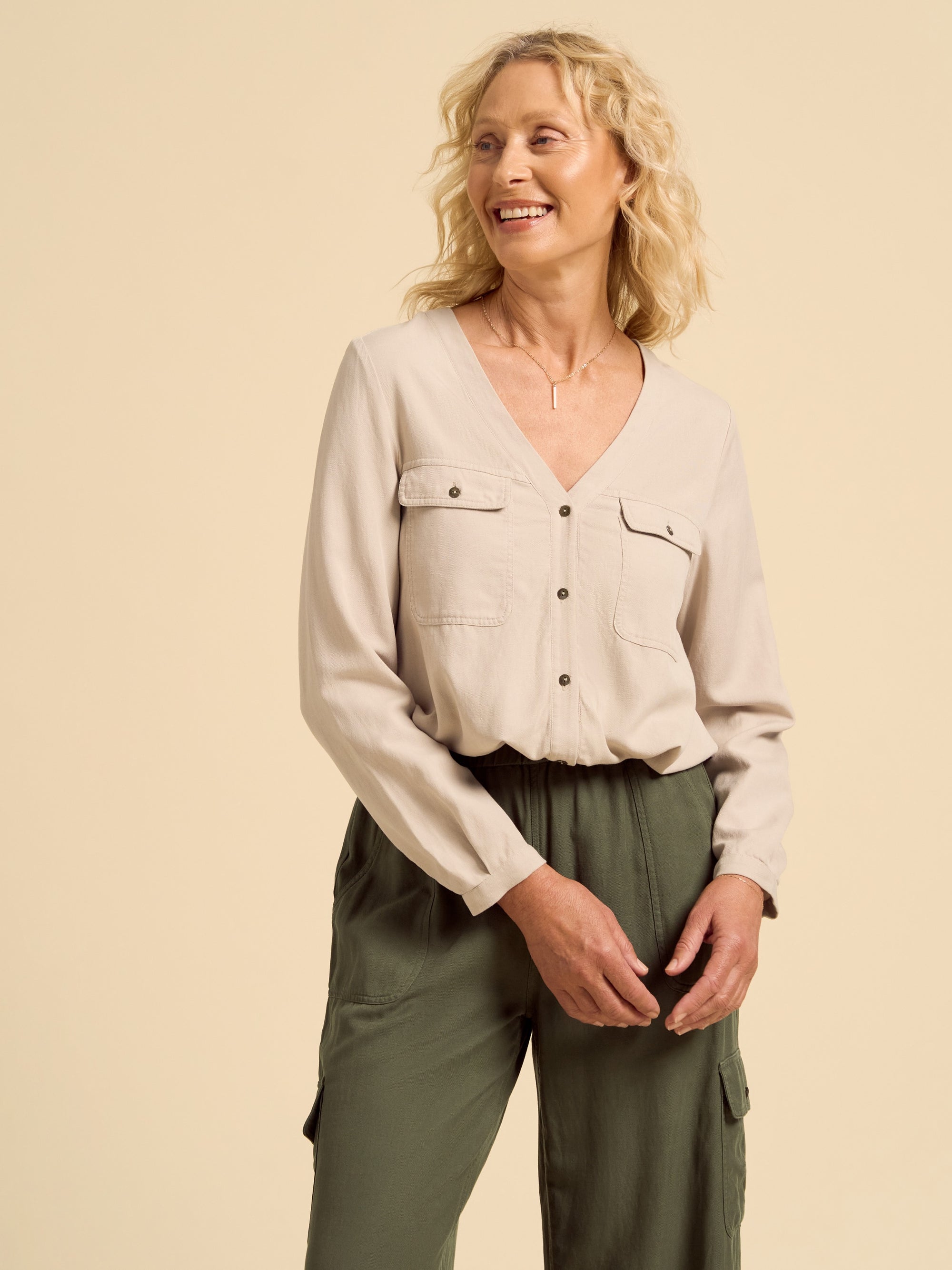 Yves Cargo Top Stone