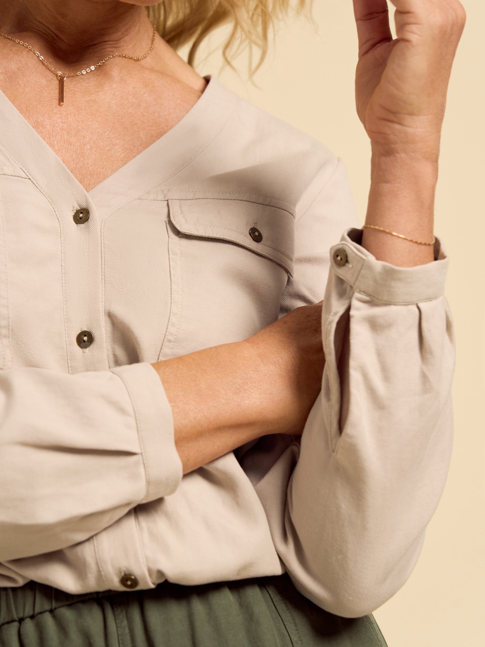 Yves Cargo Top Stone