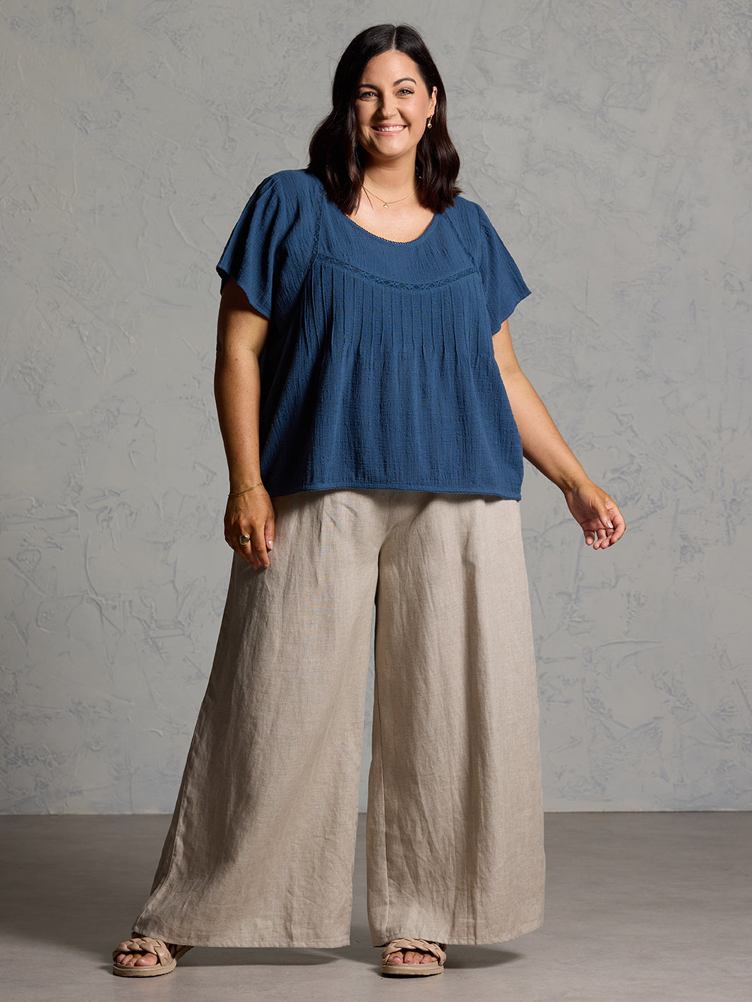 Biarritz Cotton Top Navy