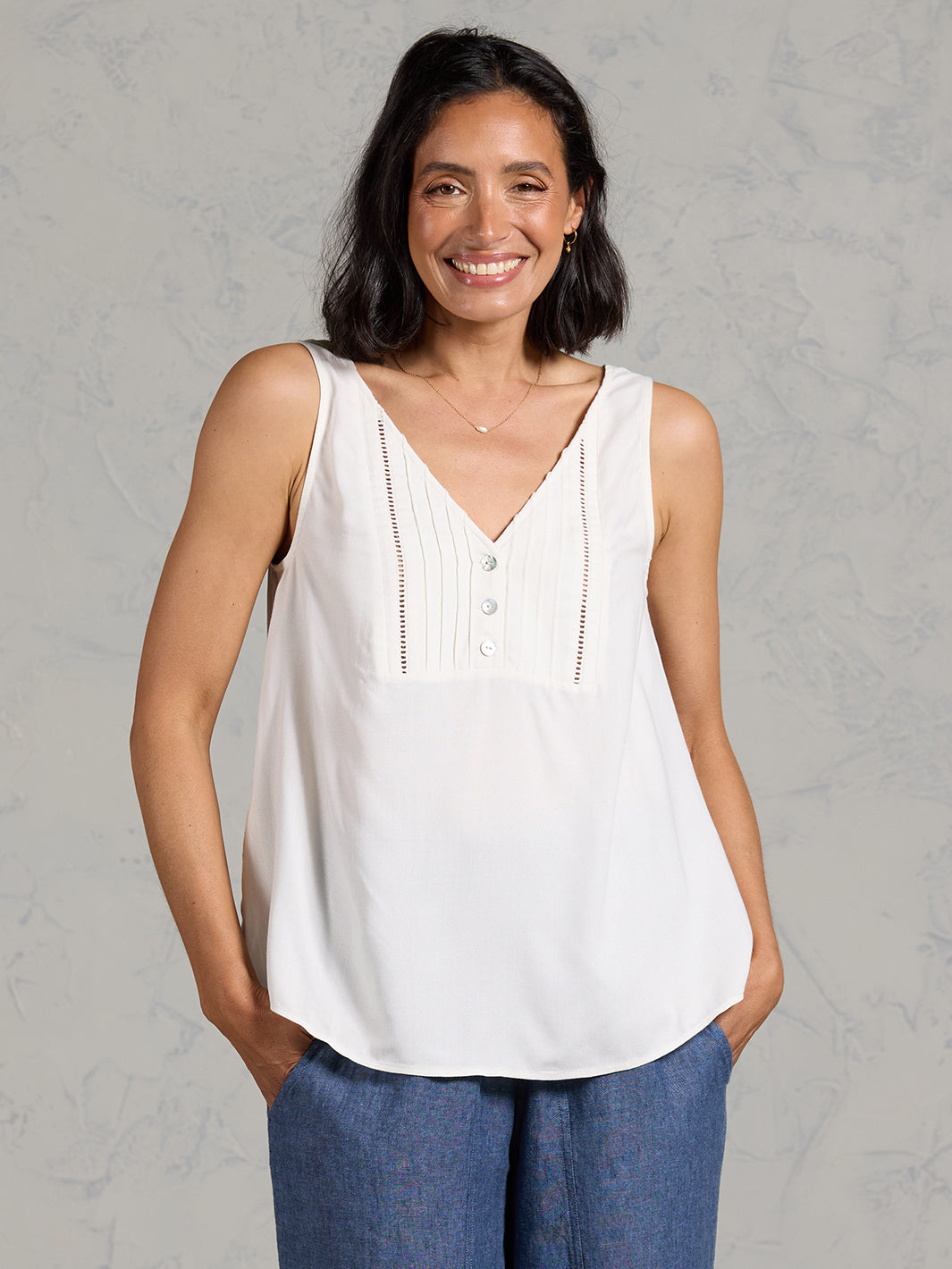 Lili Bamboo Top Coconut