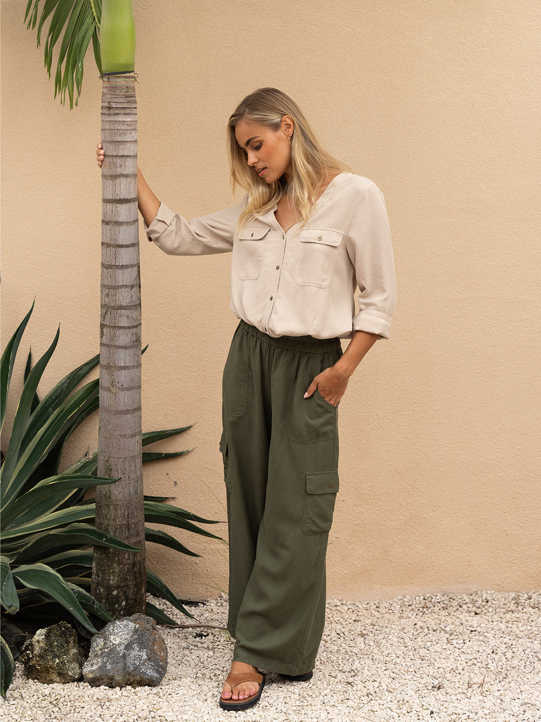 Yves Cargo Top Stone