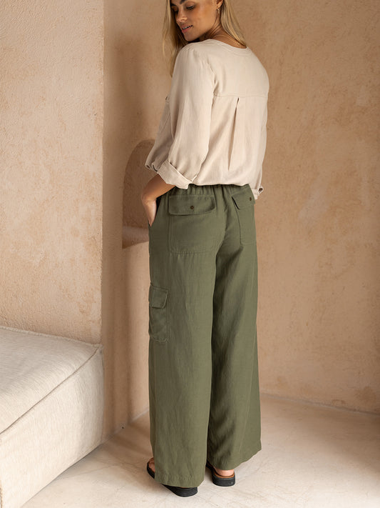 Crusoe Cargo Pants Olive