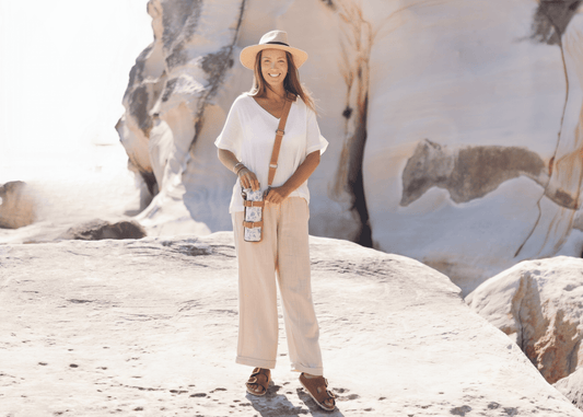 linen pants travel outfits