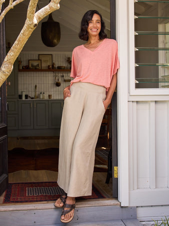 Portillo Linen Pants Flax | Linen Pants – Nomad the Label US