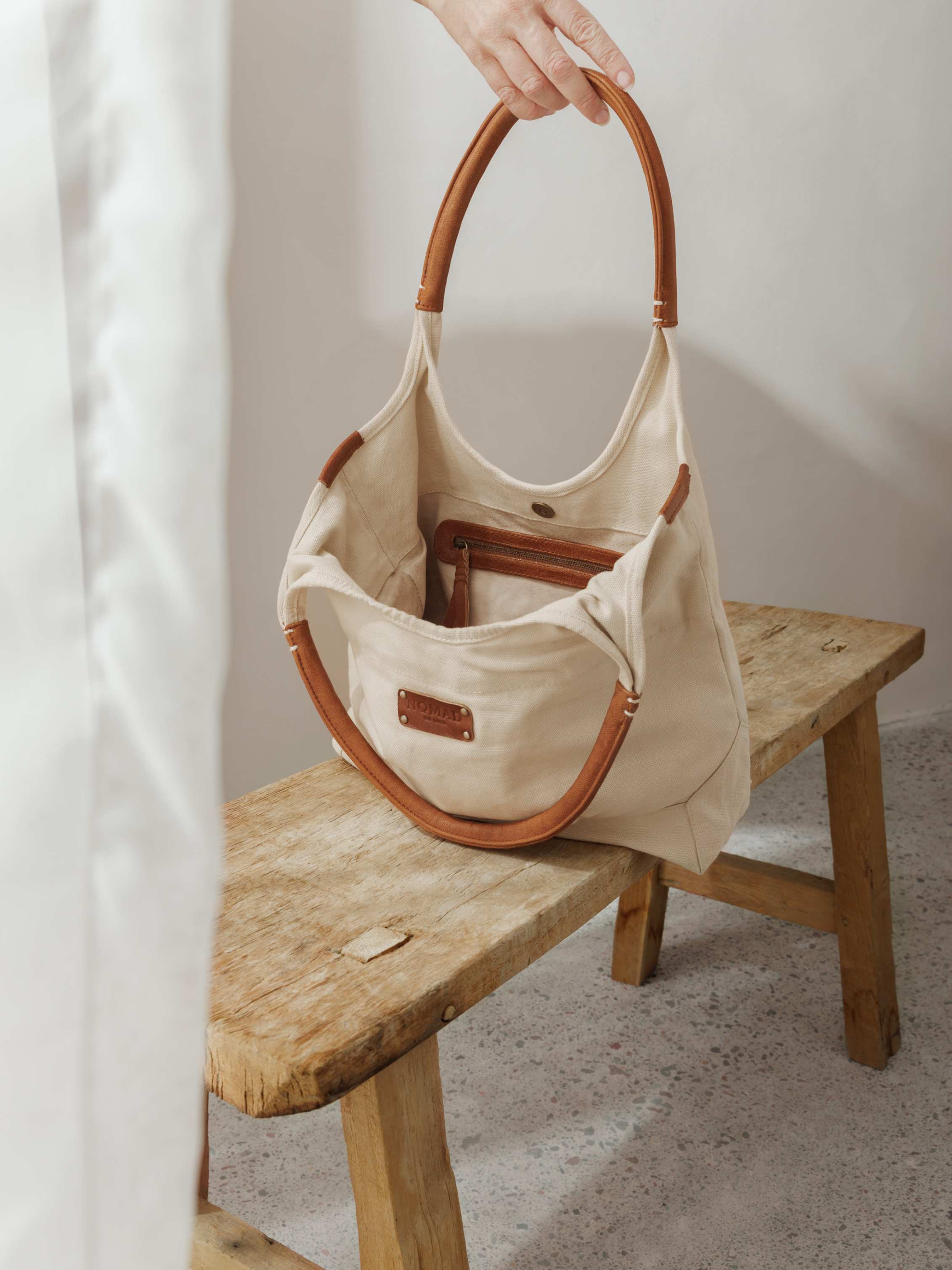 Havana Canvas Tote Stone