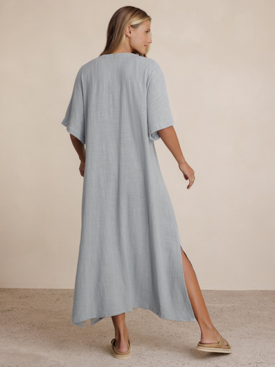 Sevilla Cotton Kimono Slate Blue