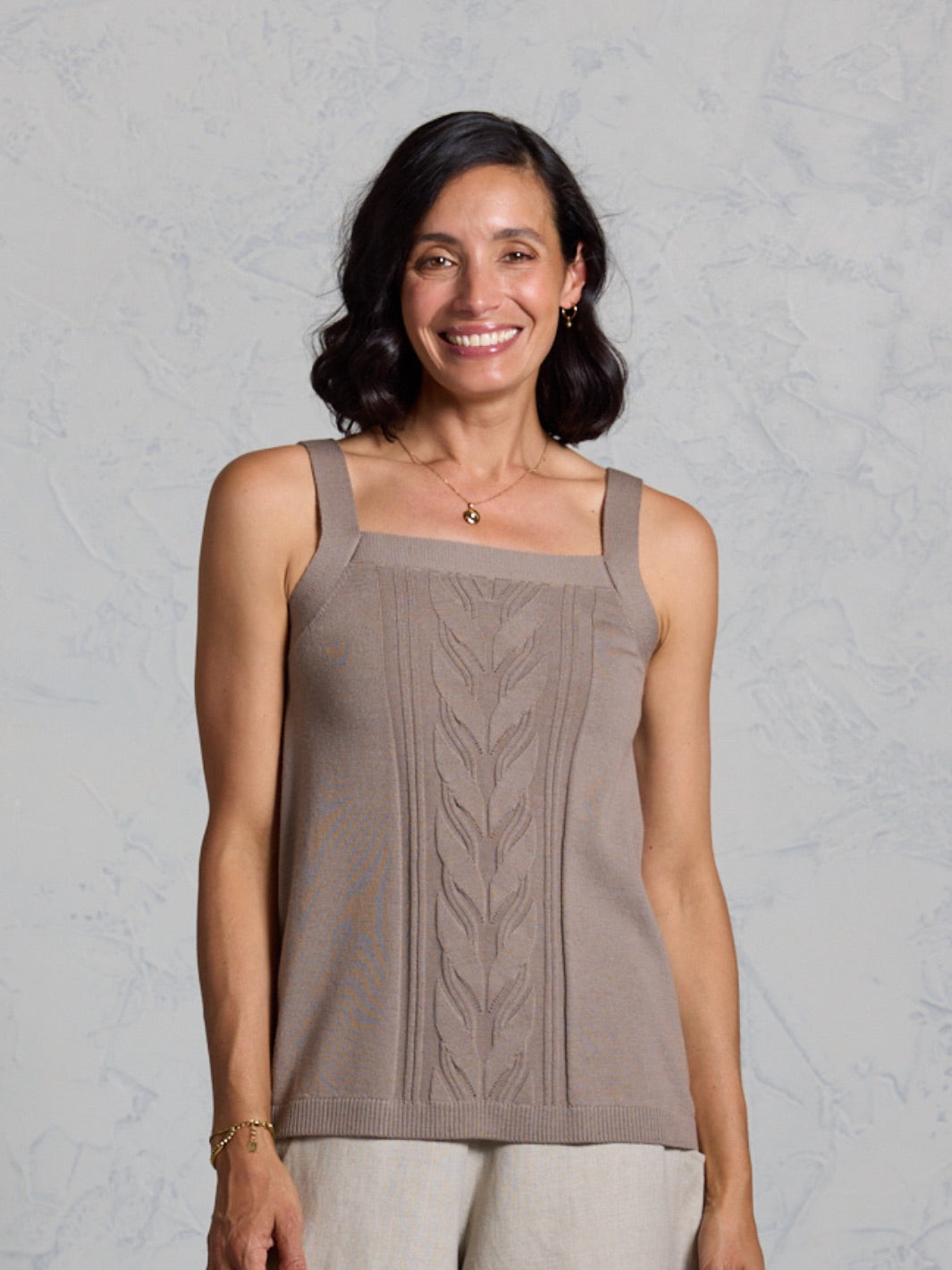 Adrift Merino Wool Knit Top Elm