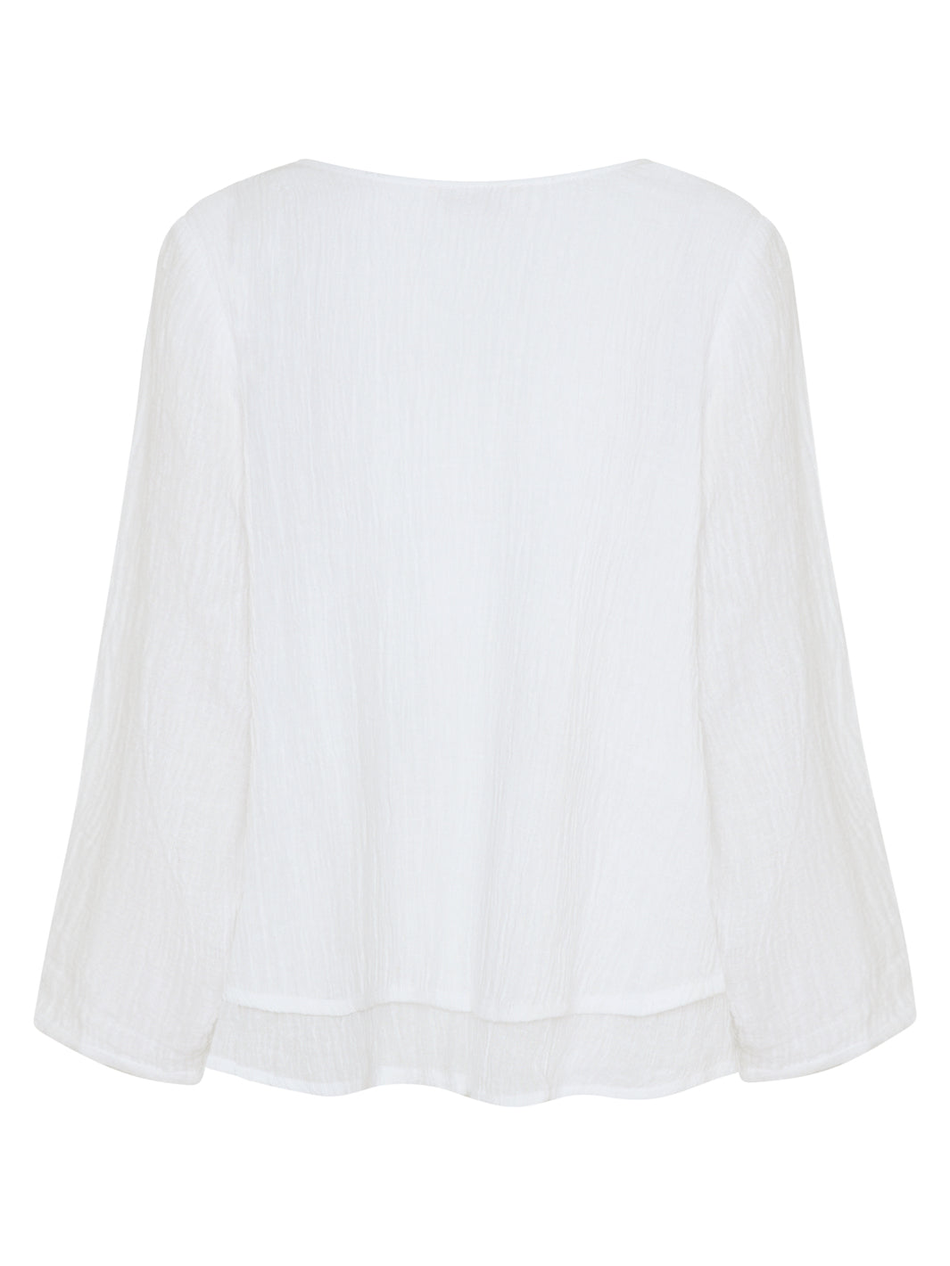 Image features Viola Linen Top in White