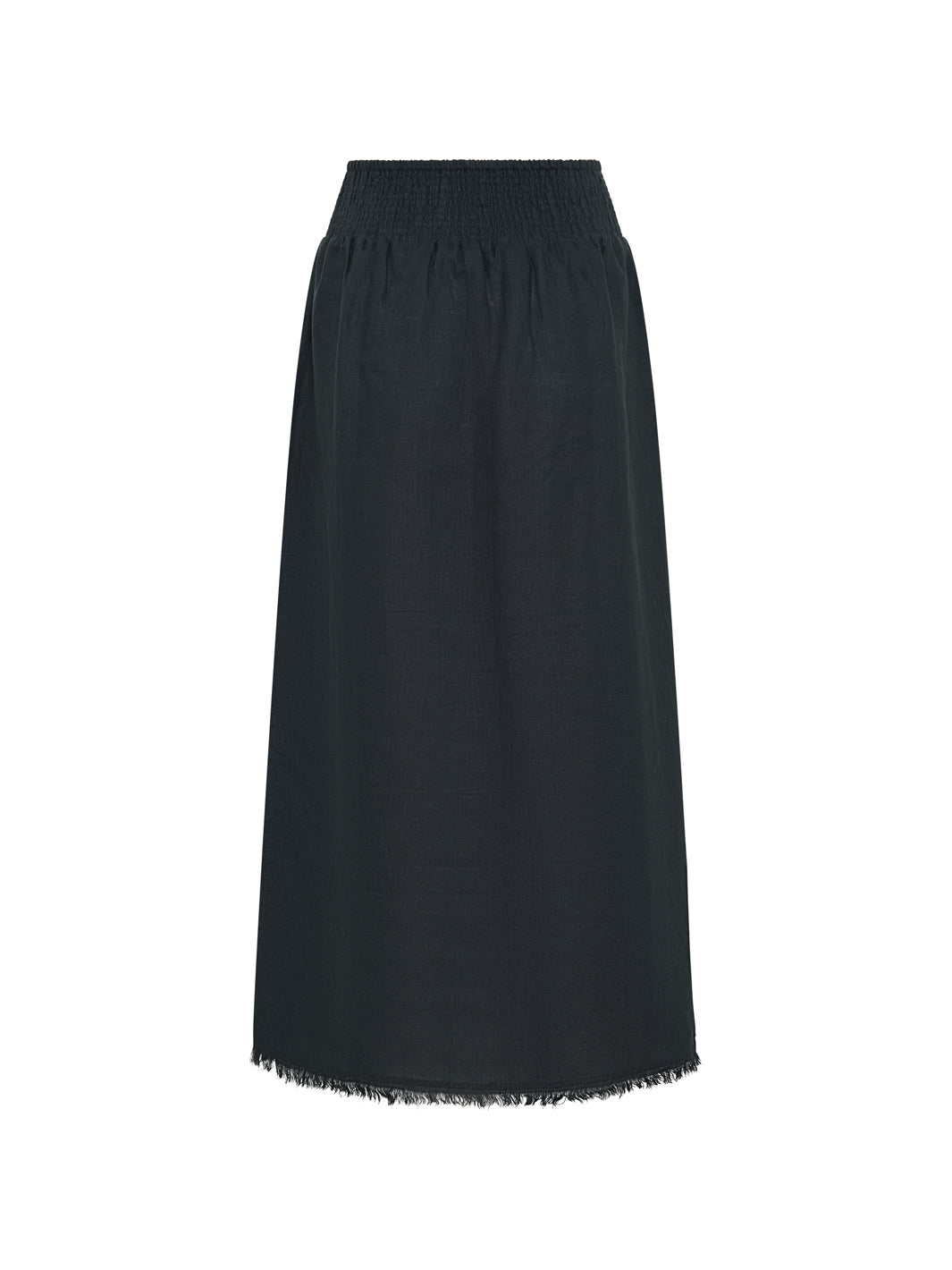 Aurora French Linen Skirt Charcoal