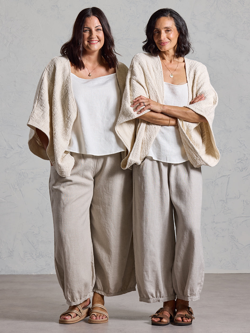Bloom Cotton Shrug Ecru
