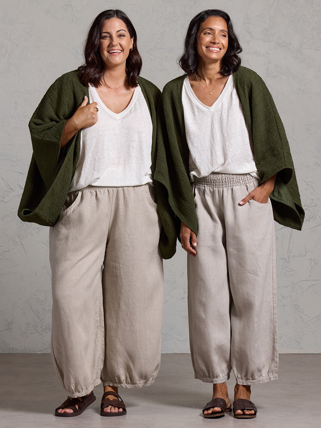 Bloom Cotton Shrug Olive