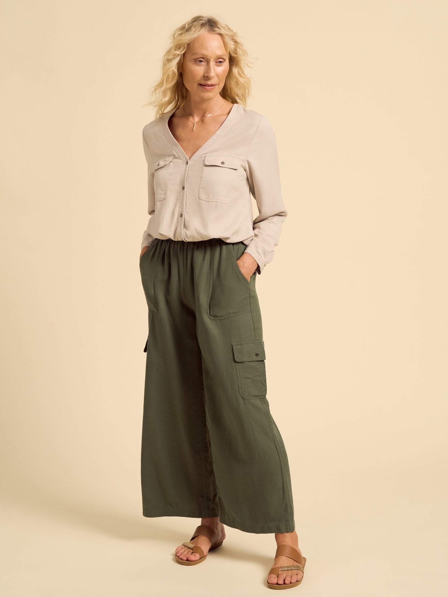 Crusoe Cargo Pants Olive