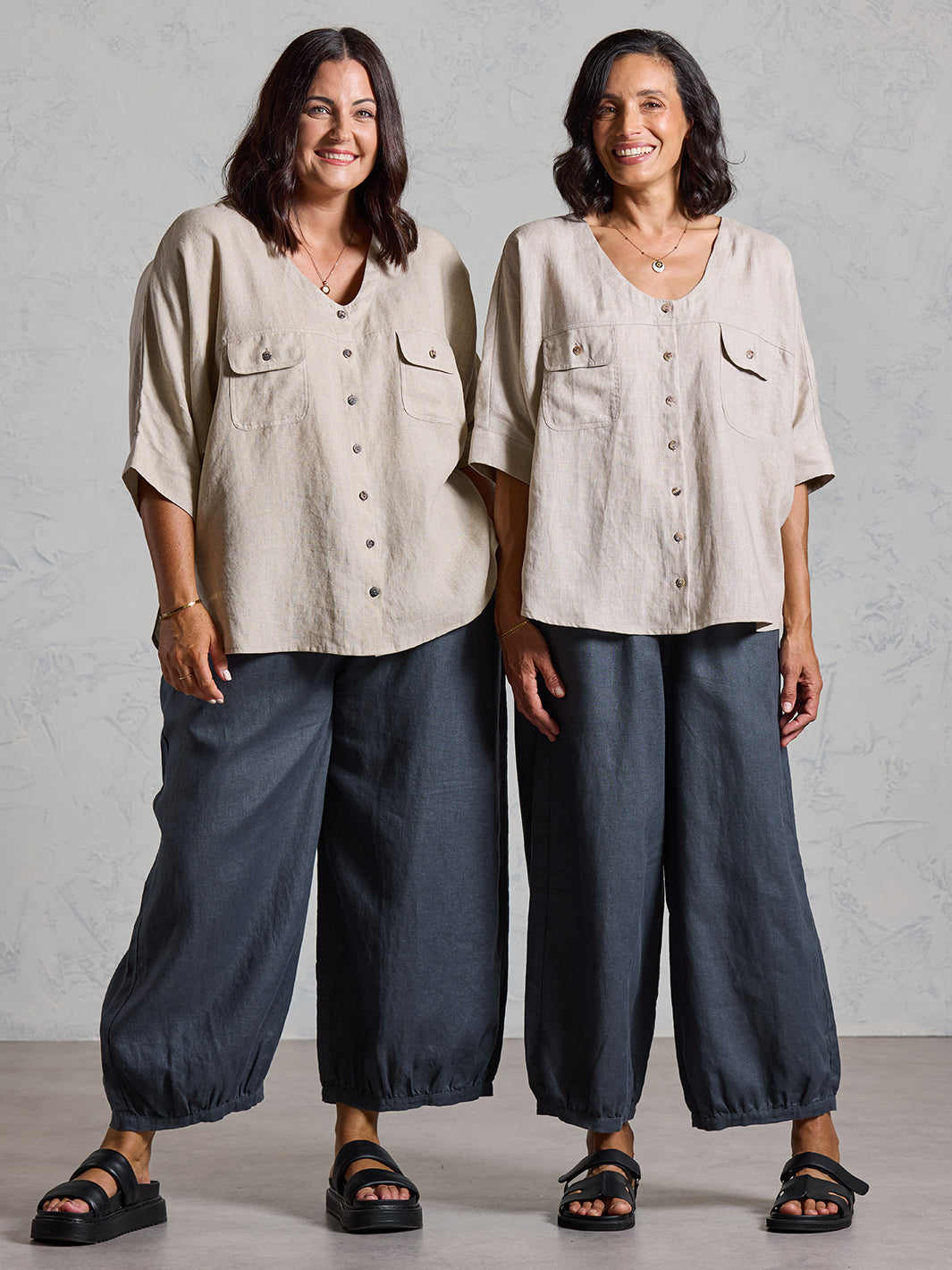 30s french linen shirt フレンチリネンシャツ homies 【公式通販】