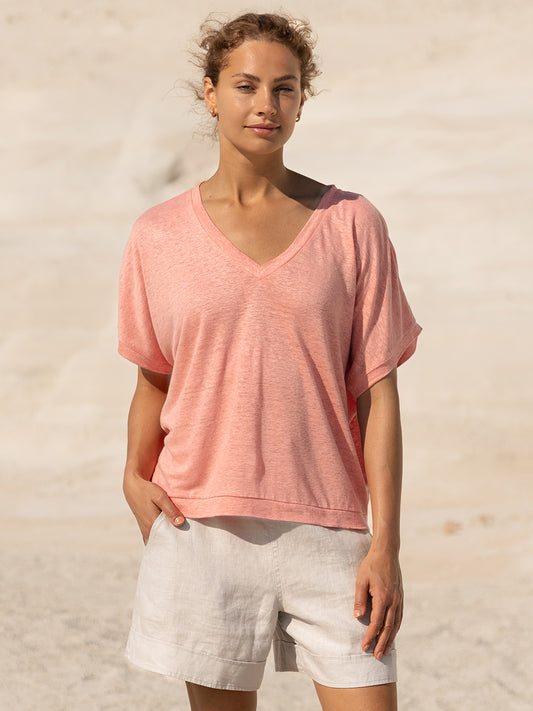 Iris Jersey TShirt Dusty Coral