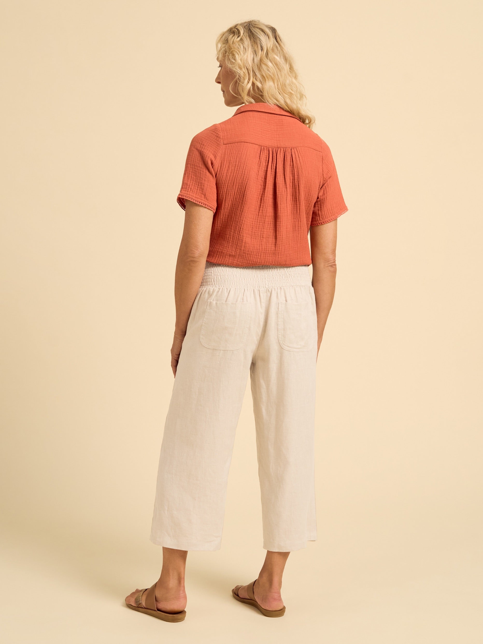 Latina Linen Pants Stone